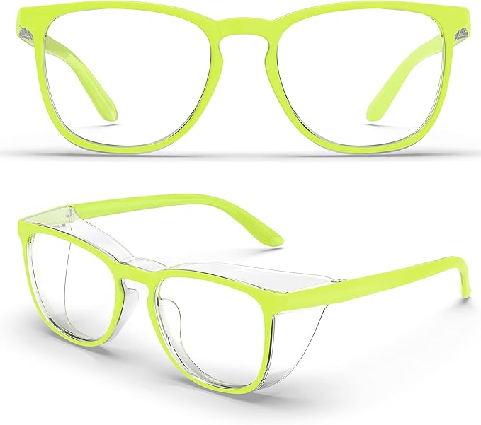 Stylish Safety Glasses, Clear Anti-Fog Anti-Scratch Protective Glasses For Men And Women