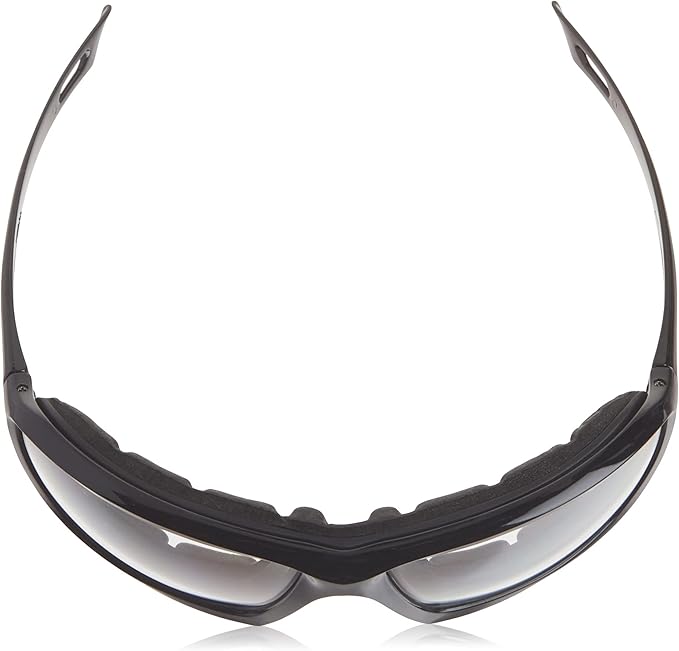 Radians XT1-11 Extremis Full Black Frame Safety Glasses with Clear Anti-Fog Lens