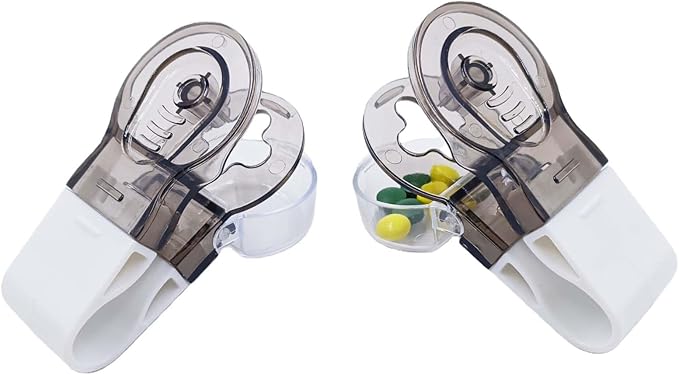 Grey Pill Popper Tool Easy Blister Pack Tablet Remover & Medicine Dispenser for Arthritis, Portable Handy Gadget