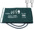 NIBP Cuff with BP18 Connectors for Adult Thigh, 46-66 cm Reusable Dual Tube Nylon Replacement BP Cuff with Inner Airbag for Blood Pressure Monitor Machine