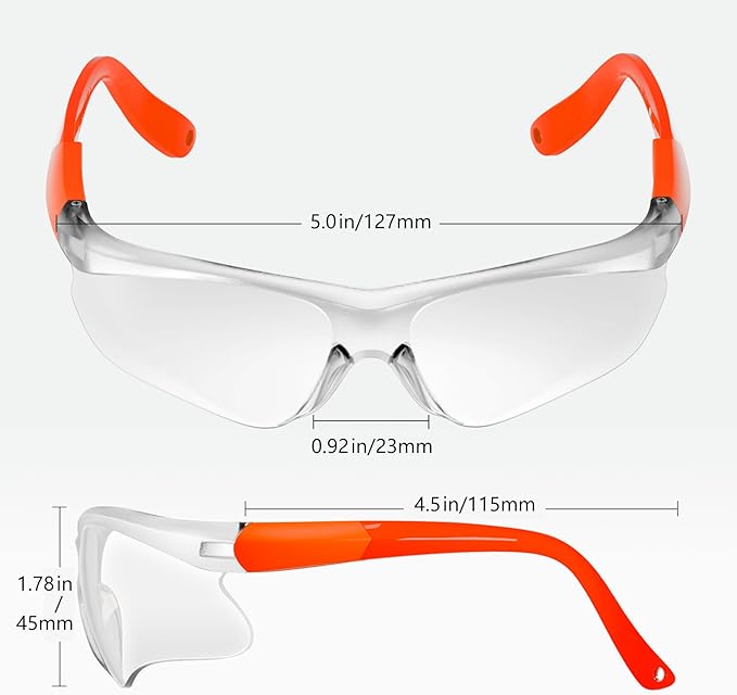 Shooting Glasses for Youth & Small Face Adults - Anti-Fog ANSI Z87.1 Certified Teens Range Shooting Eye Protection