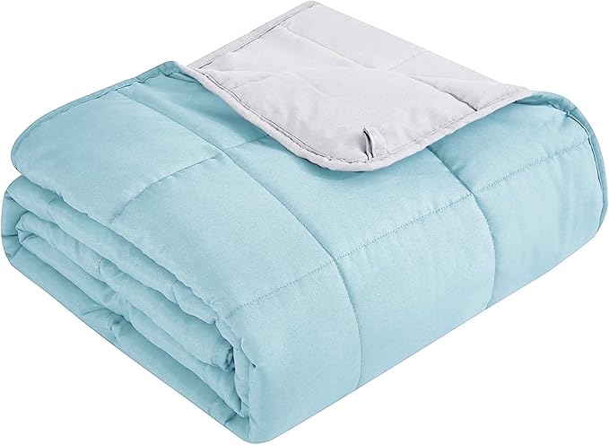 Topcee Weighted Blanket for Adults (20 lbs, 60" x 80") Queen Size Soft Cooling Heavy Blanket Sleeping, Apply to 190-210 lbs Body, Thick Breathable Blanket with Glass Bead, Easy Care