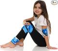 FOMI Premium Kids Hot Cold Solid Gel Boo Boos Ice Packs | 3 Pack | Children’s Fun Flexible Compression Sleeves | 360 Degree Cooling Child Wraps for Knee, Wrist, Elbow, Shin, Ankle, Foot Pain Relief