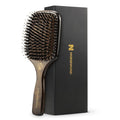 Boar Bristle Hair Brush Set, Soft Bristle Detangler for Long, Short, Thin, Curly, Straight, or Wavy, Hairbrush for Enhancing Shine, Great for Men, Women, and Kids