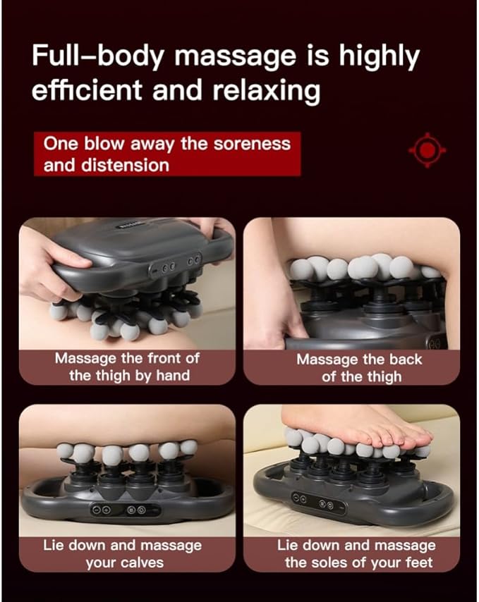 16-Head Massage Gun Set, Deep Tissue Percussion Massager with 3 Modes & 30 Intensities,Quiet Muscle Massage Gun for Back,Shoulders, Legs, Foot, Body Muscle Pain Relief