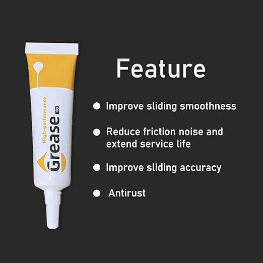 3D Printer Parts Gear Grease Lubricant Guide Rail Grease Optical Axis Lubricating Grease for Bambu lab P2S A1 X1 X1C P1P P1S a1Mini/Kobra 2 /kobra3/kobra s1/H2/Ender 3 V3 KE/Ender 3 V3/K1/K1C(4 Pack)