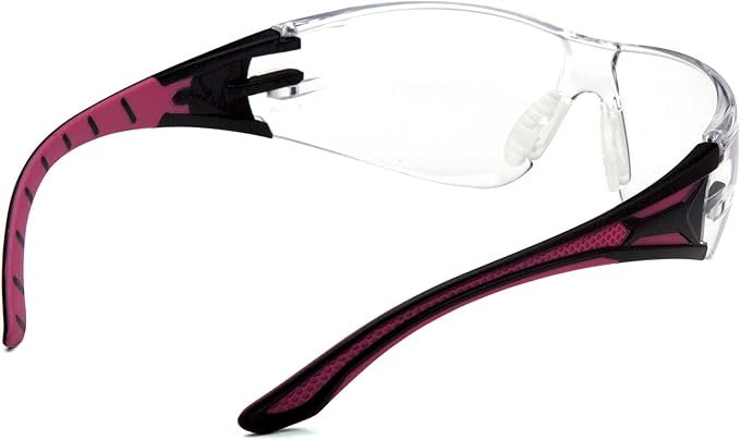 Pyramex Endeavor Plus Safety Glass Black/Gray Frame With Foam Padding Clear H2MAX Anti-fog Lens