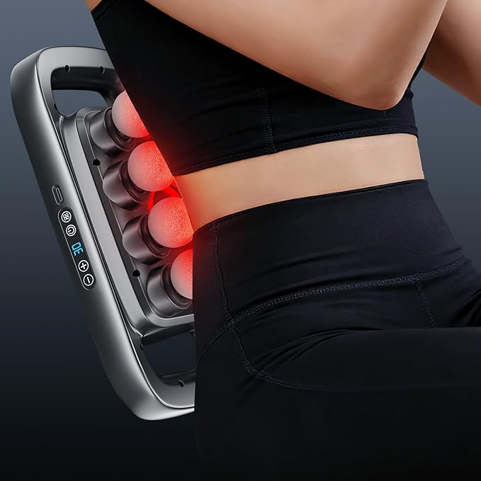 20 Heads Massage Gun Set, Deep Tissue Percussion Massager with 3 Modes&30 Intensities-Muscle Massage Gun for Back/Shoulder/Foot/Body/Hand Muscle Pain Relief,Birthday Gifts