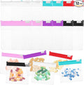 12 Pcs Zippered Pill Pouch Slide Lock Storage Bags Reusable Mini Seal Portable Medicine Baggies Self-Sealing Travel Plastic Case for Home Office Organizing Small Items