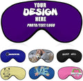 Personalized Eye Mask for Sleep, Custom Eye Masks for Adult Children Soft Breathable Lightweight, Design Your Own Sleep Masks Effectively Blocking Light,#Indigo