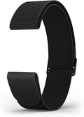 MOOFIT RA1 Heart Rate Monitor Replacement Armband Strap 24.5mm, Arm Belt Replacement Adjustable up to 400mm, Black, Compatible with Scosche, Polar, Wahoo, COOSPO, CATEYE, XOSS