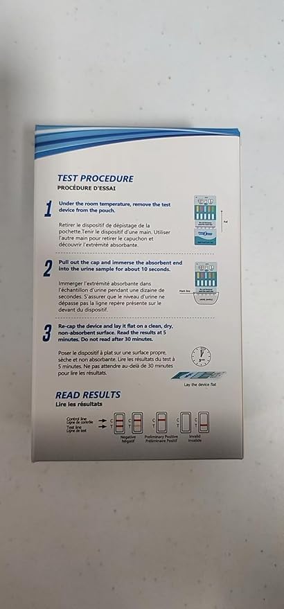Prime Screen 12 Panel Multi Drug Urine Drug Test Card (AMP,BAR,BZO,COC,mAMP,MDMA,MOP/OPI 300,MTD,OXY,PCP,TCA,THC) - WDOA-7125 [100 Pack]