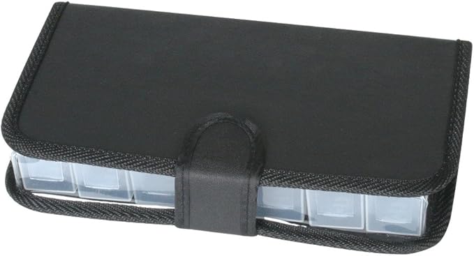 EZY DOSE One-Day-At-A-Time Pill Case, Medicine Planner, Vitamin Organizer Box, Includes Large Carrying Case, Travel Friendly, Easy to Use, Clear, BPA Free