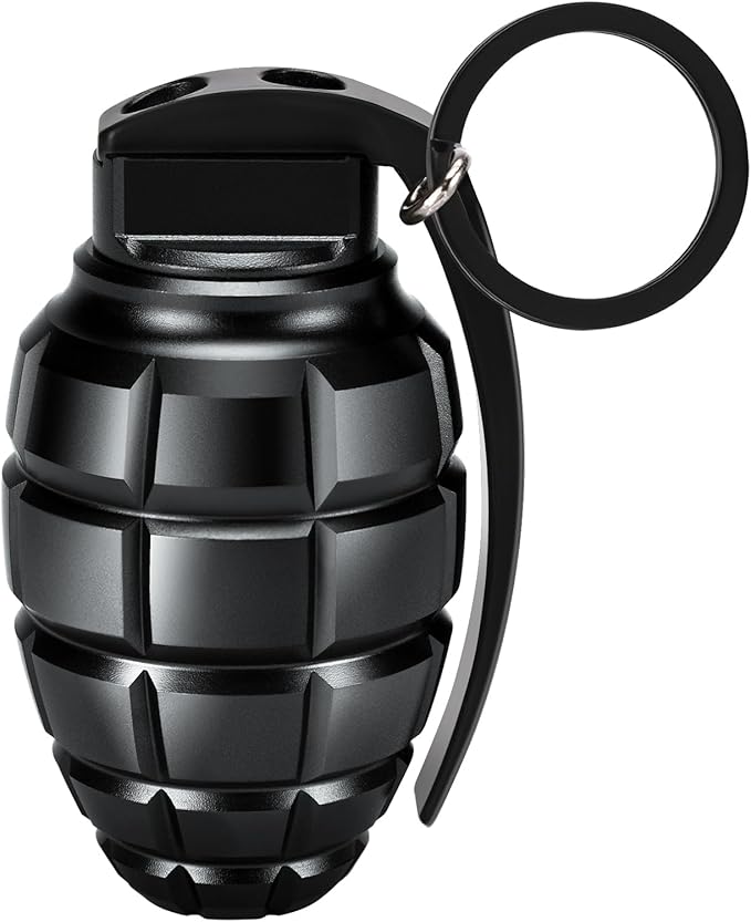 Keychain Pill Container Waterproof Portable Small Pill Case Durable Aluminum Travel Pill Box with Carabiner for Medication, Vitamins, Outdoor Use - Black