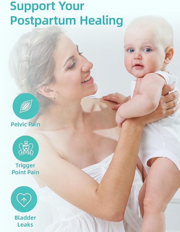 Female Personal Massager - Women Private Care Tool,with 10 Vibration and 3 Heating,Rose Vibrating can Relax Pelvic Floor Muscles and Awaken Internal Tissue Vitality,Prenatal and Postpartum Essentials