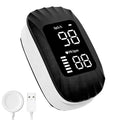Pulse Oximeter Rechargeable with Magnetic Wireless Charging, Fingertip Pulse Oximeter SpO2 Oxygen Saturation Pulse Rate Monitor, Oximeter with Clear Backlit Display for Home Sports Travel Aviation Use