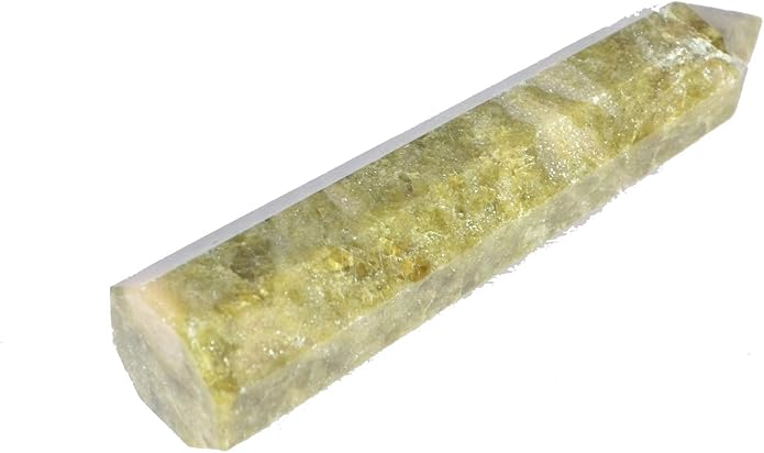 WholesaleGemShop 3 Inch Gemstones Obelisk Tower Jumbo Facet Aura Rock Crystal Natural Polished Earth Wand Spirit
