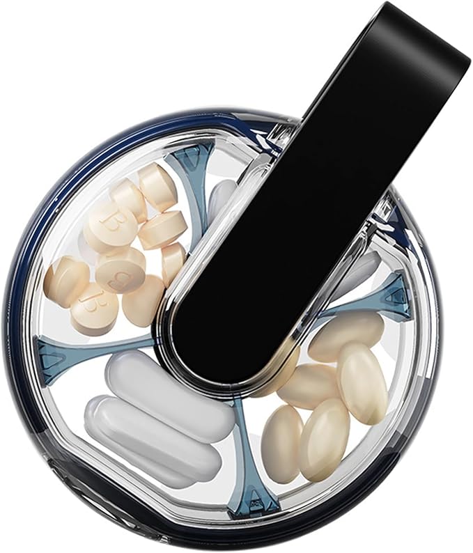 Weekly 7 Day Pill Organizer, Travel Pill Box, Pill case, Medicine Organizer, Pill Container, Pillbox 7 Day, Pill Dispenser, Medication Organizer, Pill Organizer Weekly