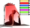Shyineyou Red Light Therapy for Body, 7 Colors LED Red Light Therapy Lamp with Base Timer, Deep 7 Color Therapy Device for Face, Leg, Knee, Back（7 Color）