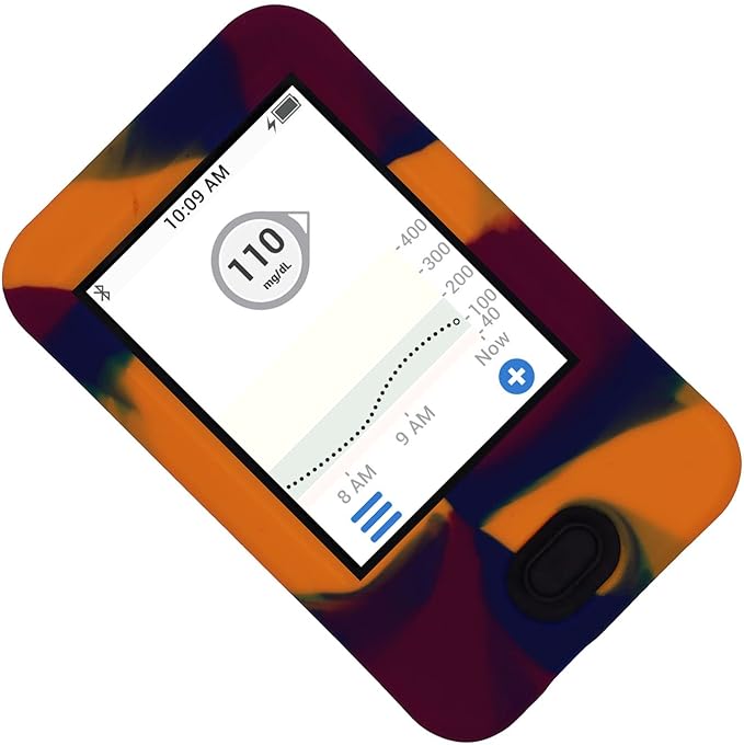 New Premium Silicone Case for Dexcom G6 Mobile CGM (Continuous Glucose Monitoring) (Mixed/PPORG)