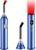 Red Light Therapy with Removable Tip, 2-in-1 Near Infrared & Red Light Therapy for Face Body with Timer and 4 Modes for Pain Relief of Muscles Joints, 660/850/940nm Light Therapy Torch for Travel Home
