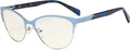 Eyekepper Ladies Cateye Blue Light Filter Glasses - Digital Eyegalsses Blocking Computer Screen UV Rays - Anti Glare Filter Reduce Eye Strain - Blue