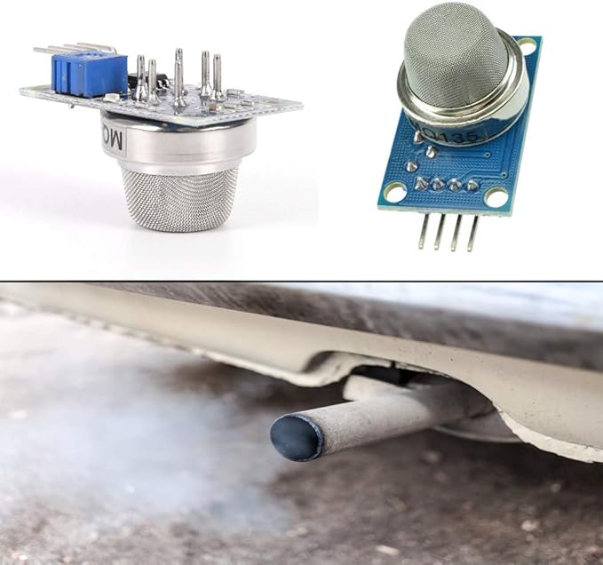 Ximimark 3Pcs MQ135 MQ-135 Air Quality Sensor Hazardous Gas Detection Module for Arduino