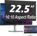 22.5 Inch Anti-Spy Privacy Screen Filter for Laptop and PC Monitor 16:10, Blue Light Blocking Anti-Glare Protector Film, Reversible Easy Install Slide-Mount Design (22.5 Inch Widescreen(16:10))