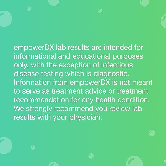 empowerDX MTHFR Gene Test Kit, Methylation Test, Easy At-Home Test Detects Presence of 677 and 1298 MTHFR Gene Variants, Ages 2+, Fast Results Within 6 Days