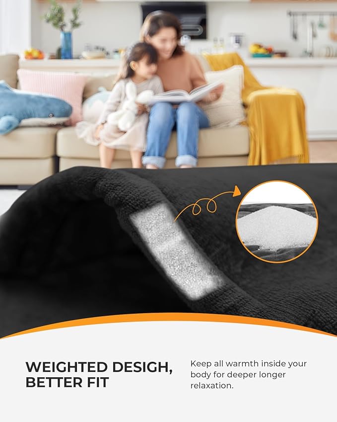 CooCoCo Heating Pad for Back Pain Relief, Electric Heat Pad for Neck and Shoulder, FSA Eligible Full Back Heated Pad, Fast Heating, ETL Certified, 24"x33", Light Black