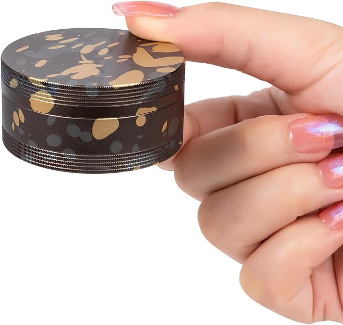 Portable Pill Box Pill Case - Metal Waterproof Pill Container, Travel Pill Organizer for Pocket Purse, Single Daily Medicine Holder for Vitamin, Fish Oil, Supplement, Medium Size