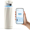 BOOST Smart Water Bottle with Reminder & Tracker, Double Wall Vacuum Insulated Bottles Stainless Steel, 32oz BPA-Free Wide Mouth for School, Gym, Office, Ideal for Mother's Day