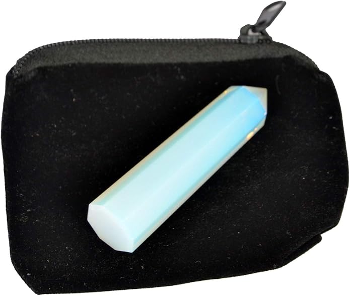WholesaleGemShop 3 Inch Gemstones Obelisk Tower Jumbo Facet Aura Rock Crystal Natural Polished Earth Wand Spirit