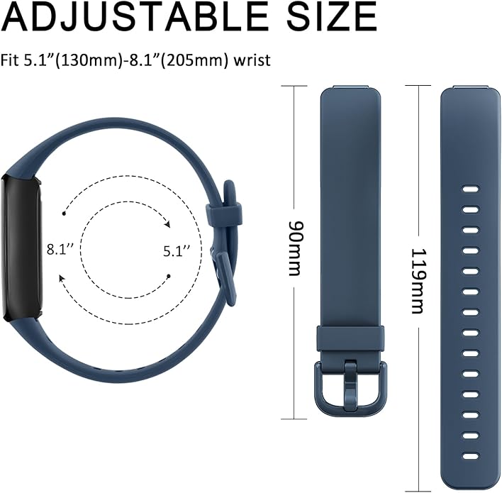AK Band Compatible with Fitbit Inspire 3 Bands for Women Men, Adjustable Replacement Sport Wristbands Straps for Fitbit Inspire 3 Fitness Tracker