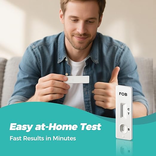 2 Pack Immunochemical Fecal Occult Blood (iFOB) Screening Kit Easy to Use at Home Colorectal Health Test