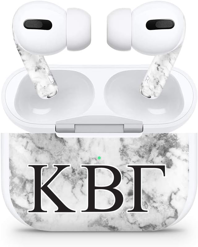 Apple AirPod Pro Skin 3M Custom Vinyl Wraps Decal Sticker Stylish Covers for Protection & Customization for 2019 Model A2190 - Kappa Beta Gamma