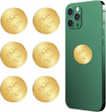 6 Pcs Cell Phone Protection Stickers, Phone Sticker from All Phones/Tablets/Laptops/Computer/WiF-All Devices-Gold