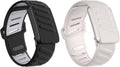 Sport Bicep Bands for Whoop 4.0-2 Pack Adjustable Silicone Breathable Wristbands Replacement Strap Compatible with Whoop 4.0/3.0 Sleep, Wearable Health, Fitness & Activity Tracker