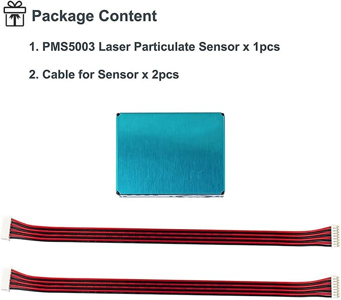2X PMS5003 PM2.5 PM10 Quality Detection Sensor Digital Particle Concentration -Sensor Dust Sensor Monitor Module