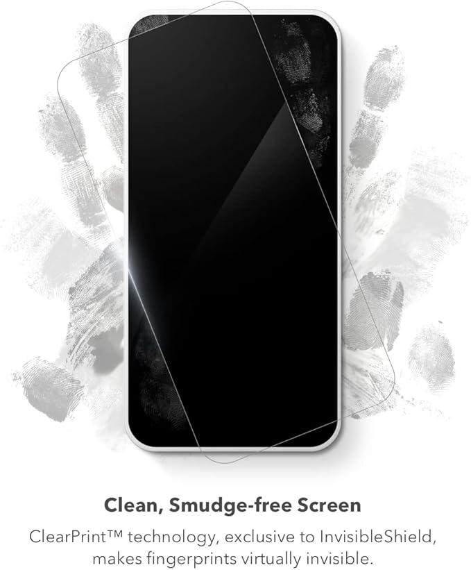 ZAGG Glass Elite VisionGuard Screen Protector for Apple iPhone 11 Pro Max/Xs Max - 5X Stronger, Blue-Light Protection, Anti-Fingerprint Technology, InvisibleShield, Easy to Install