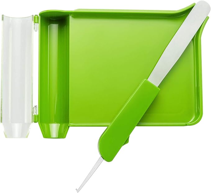 Medarchitect Right Hand Pill Counting Tray with Spatula (Light Green)