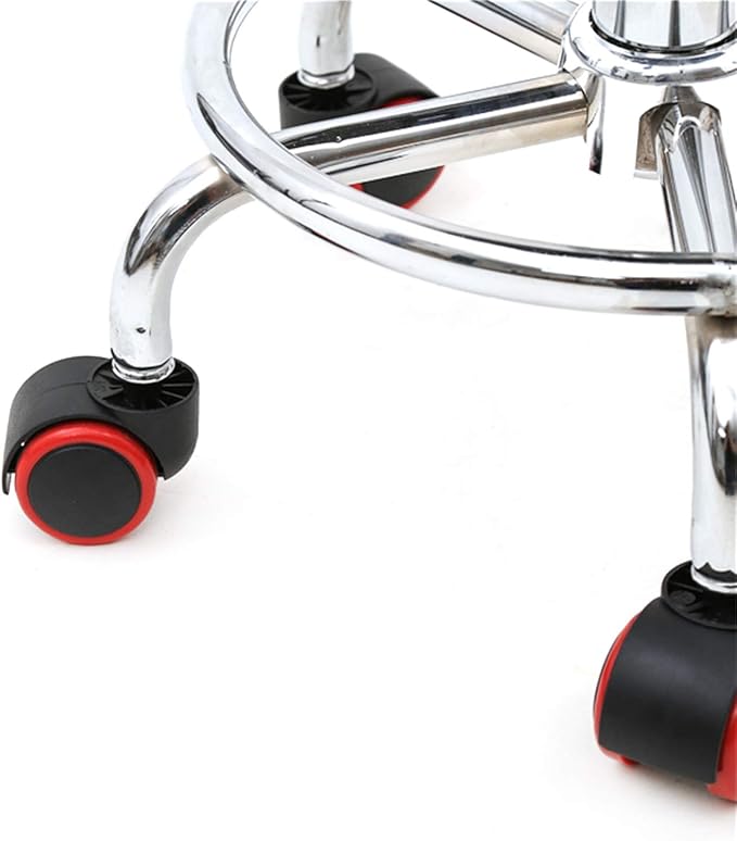 Be Well Medical Spa Stool with Back, Massage Salon Drafting Stool on Wheels for Office Desk Home Kitchen Massage Medical Salon Artist - Black