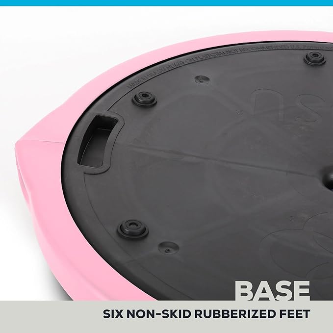 Bosu Half Ball Home Balance Exercise Trainer for Strength and Flexibility Workouts with Built to Last Burst Resistant Material and Hand Pump