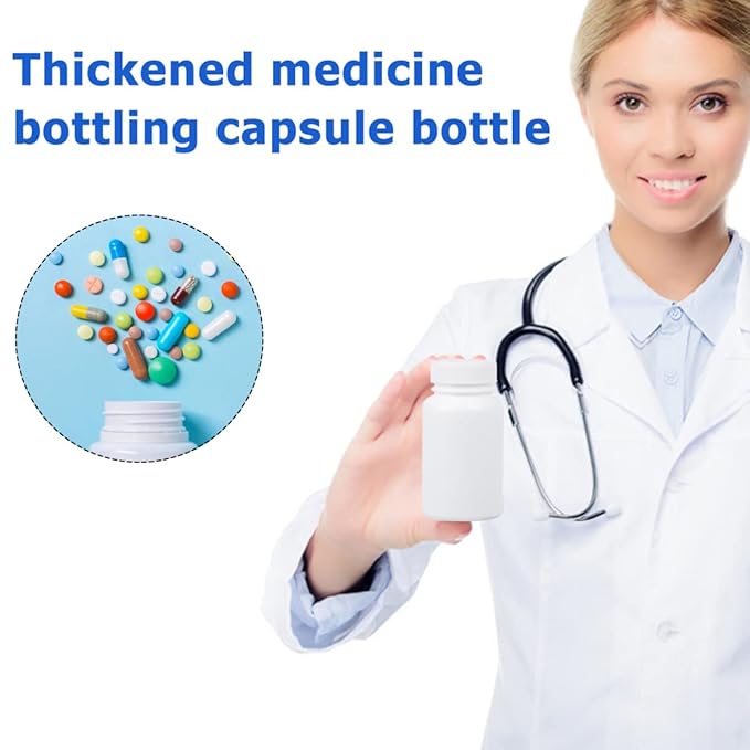 Portable Pill Case Moistproof Waterproof Pill Holder Lightweight Compact 3.34X1.85X1.85In Organizer for Travel Medicine Storage