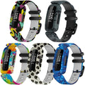 FitTurn Cute Pattern bands Compatible with Fitbit Ace 3 Activity Tracker, Replacement Adjustable Silicone Sport Strap Wristbands Accessories for Ace 3 Tracker