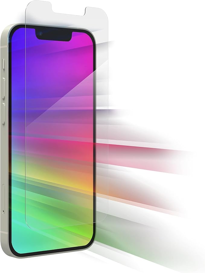 ZAGG Glass Elite VisionGuard - Impact Protection, Scratch Resistant, Fingerprint Resistant - InvisibleShield - Made for Apple iPhone 13 mini