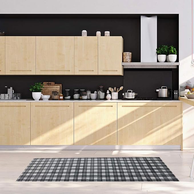J&V TEXTILES 20" x 55" Comfort Collection Kitchen Anti-Fatigue Runner Mat (Buffalo)