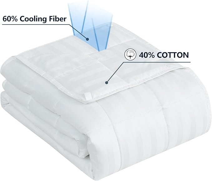 Weighted Blanket Kids (36"x48" 5lbs),Ultra Soft and Cozy Cooling Weighted Blanket Kids,Heavy Blanket with Machine Washable Soft Blanket, White