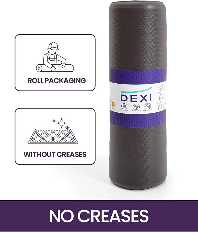 DEXI Kitchen Mat Cushioned Anti Fatigue, Extra Long Large Comfort Standing Floor Mats Waterproof, Memory Foam Antifatigue Runner Rug for Desk Office, Sink, Laundry, 70x20, Brown
