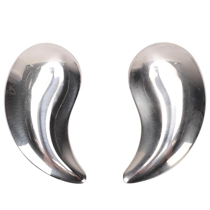Ymiko 304 Stainless Steel Eye Moon Shaped Unbreakable Under Eye Cooling Packs for Cold Hot Compress Reusable Eye Ice Pack for Puffy Eyes and Relaxation Skincare Essential